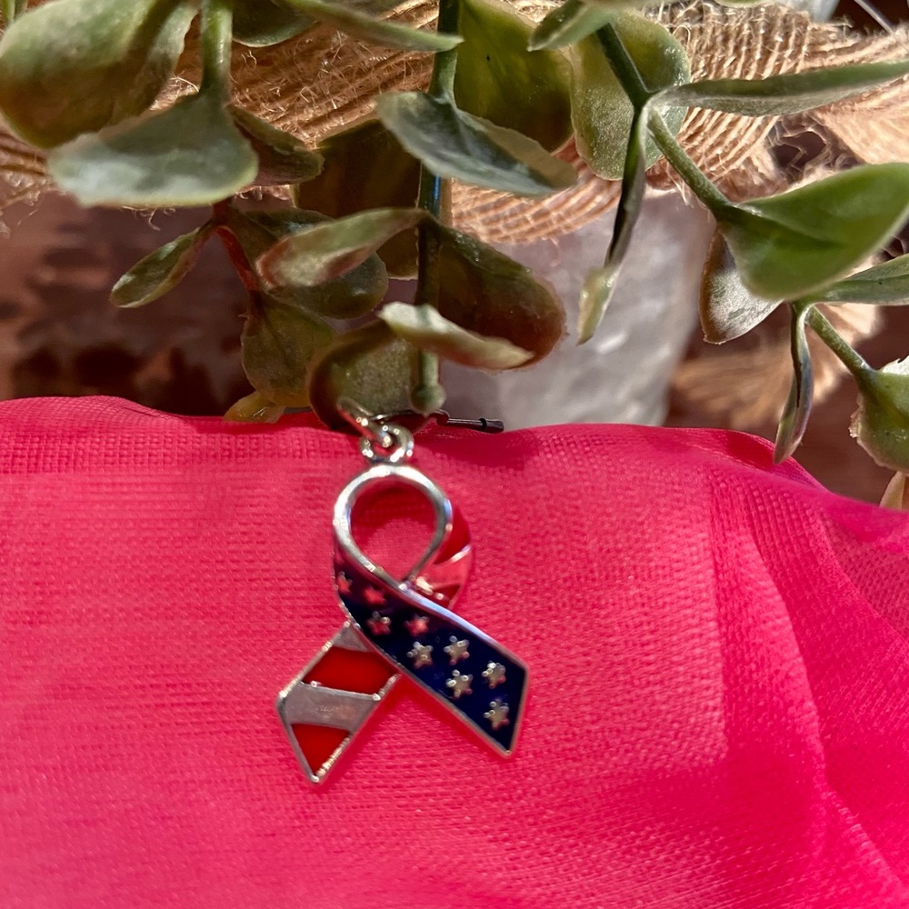 Premier Designs Silver Patriot Charm